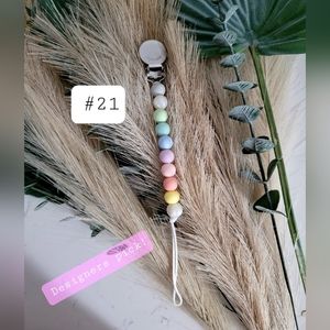 TAYLOR MAE® Non-Toxic BPA Free Pacifier Clips Tethers Holder Baby Teethers